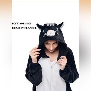 Unisex Adult Onesie Pajamas- Cat One Piece Cosplay Sleepwear XL. New Unopened
